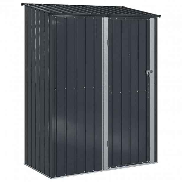 vidaXL Zahradní kůlny Antracit 153,5 x 86 x 200 cm Kov