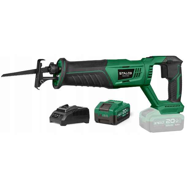 Pila ocaska RSS20-115CS Set Akumulátor 4AH 20V S-volt Stalco S-97359