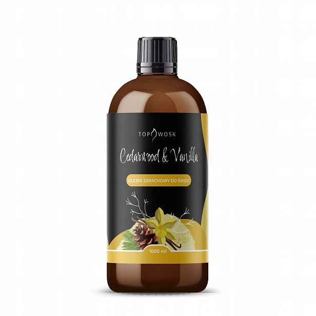Vonný olej na svíčky Cedarwood & Vanilla 1000 ml vůně do vosku