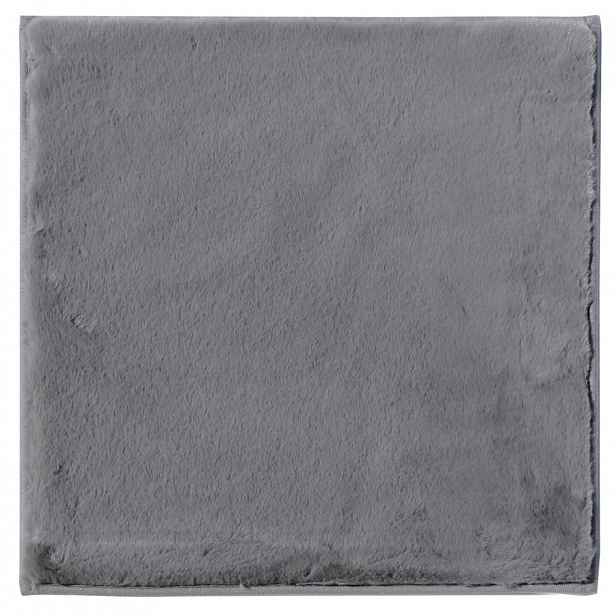 Koupelnová předložka Králík 50x50 cm, tmavě šedá