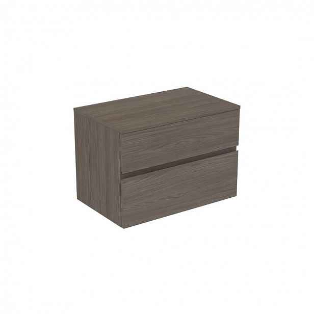 Ideal Standard Finesse - Umyvadlová skříňka, 80x51x56 cm, 2 zásuvky, Dark Elm E3434UR