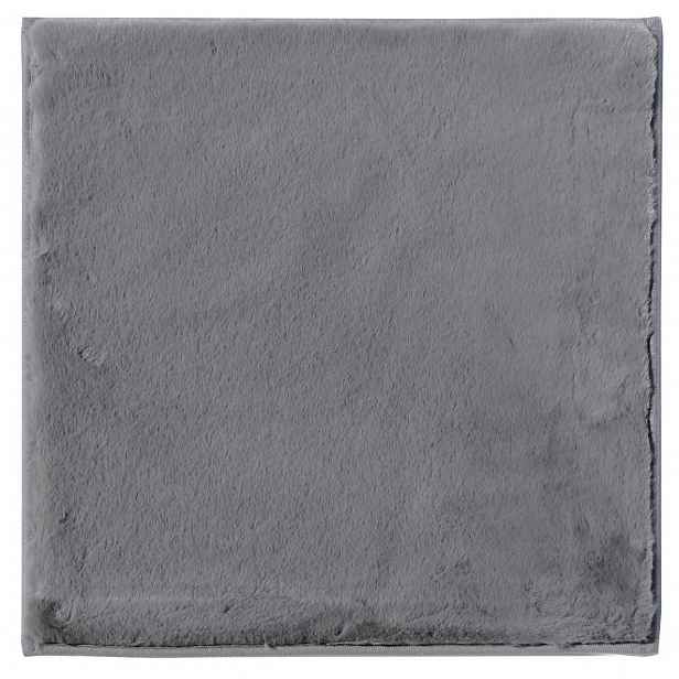 Koupelnová předložka Králík 50x50 cm, tmavě šedá
