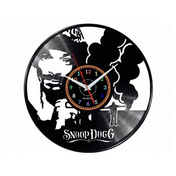 Snoop Dogg Dekorativní Nástěnné Hodiny Moderní Vinylová Deska Na P