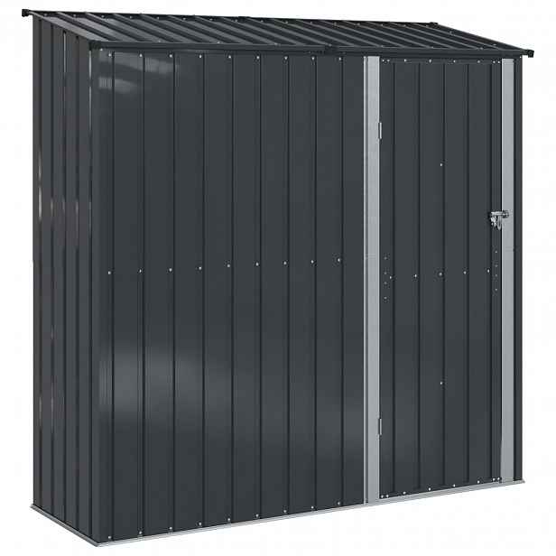 vidaXL Zahradní kůlny Antracit 203,5 x 73 x 200 cm Kov