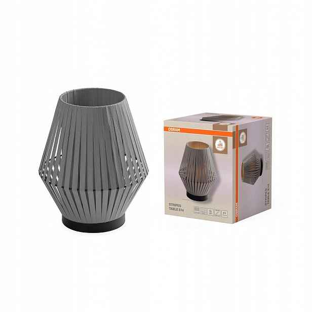 Stolní lampa E14 Dekorativní šedá Decor Osram