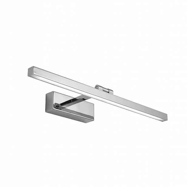 Nástěnné koupelnové Led svítidlo 60 cm Stříbrné Chrom Nastavitelné rameno