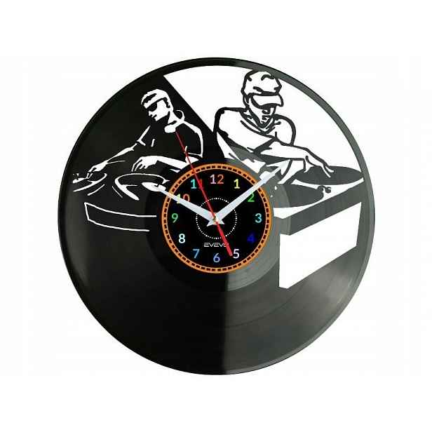 Dj Name Dárek Originální dekorace do domu Hodiny z vinylové desky