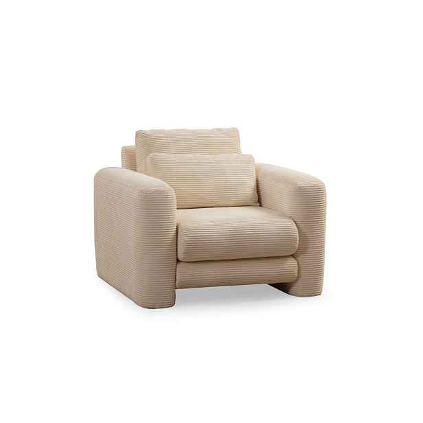 Hanah Home Designové křeslo Lily béžové