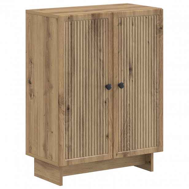 vidaXL Koupelnová úložná skříň EDE Dub artisan 59,5 x 31 x 80 cm