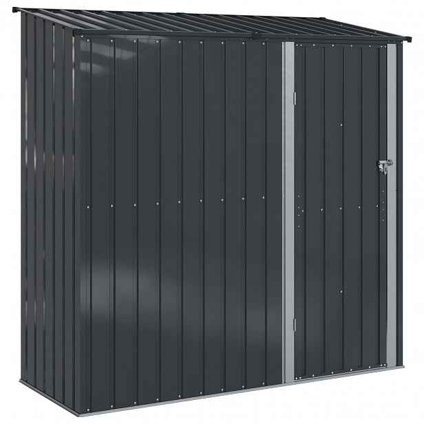vidaXL Zahradní kůlny Antracit 203 x 85,5 x 200 cm Kov