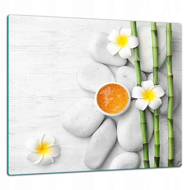 Skleněná Ochranná Deska Panel Lepidlo 65x60 Bambus