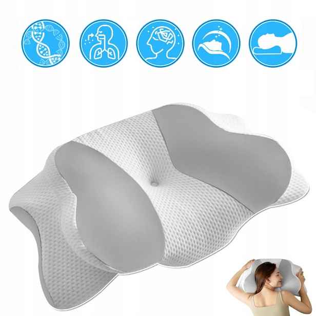 Ortopedický Polštář Ergonomická Paměťová Pěna Profilovaná Pod Krkem