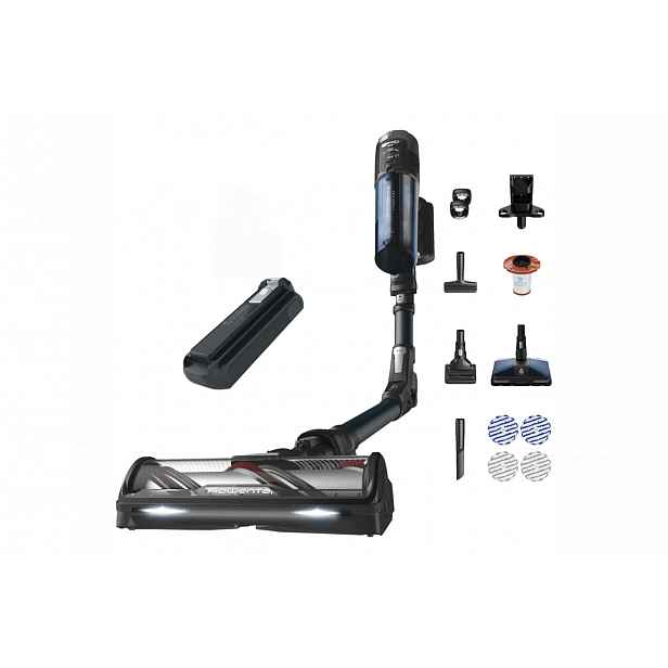Akční set tyčový vysavač Rowenta X-Force Flex 13.60 Animal Aqua a příslušenství baterie