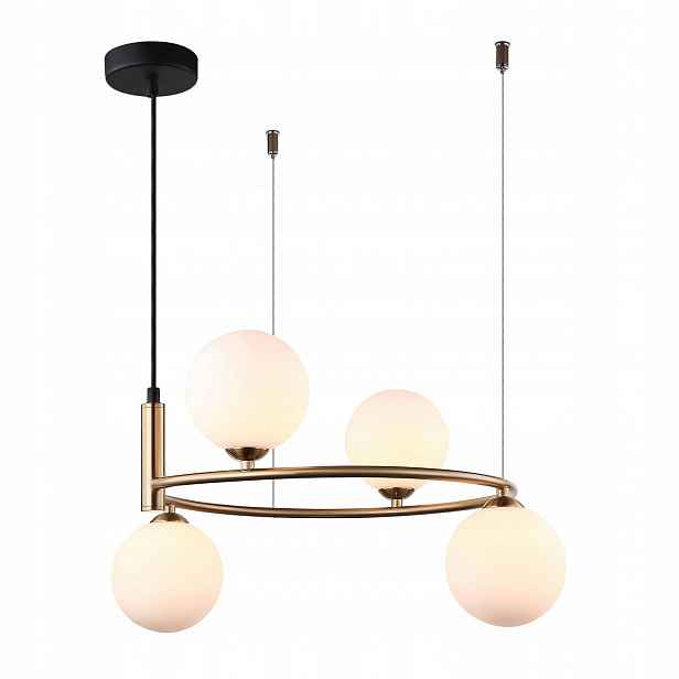 Amily Závěsná lampa Zlatá Moderní Kulatá 4xG9 25W IP20