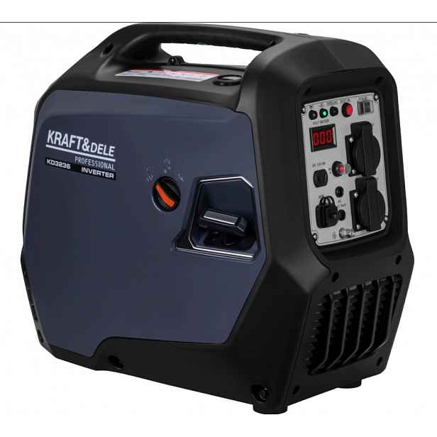 Jednofázový přenosný generátor Kraft&Dele 4000 W benzín