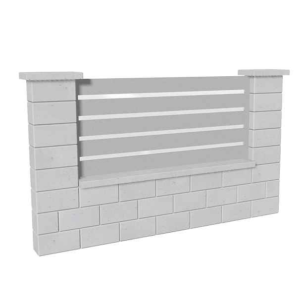 Výplň plotová DEKMETAL TAVOLA MMA96 white aluminium