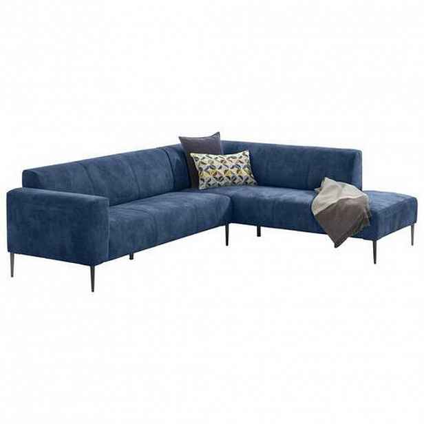 W.Schillig ROHOVÁ SEDAČKA, textil, modrá - Sedací soupravy - 000137005203