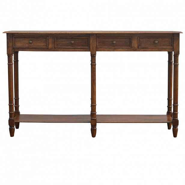 Artisan Furniture PŘEDSÍŇOVÝ KONZOLOVÝ STOLEK se 4 zásuvkami