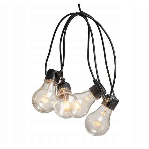 KonstSmide Led řetěz prodlužující systém 2396 10 m 2397-800 černý/amber