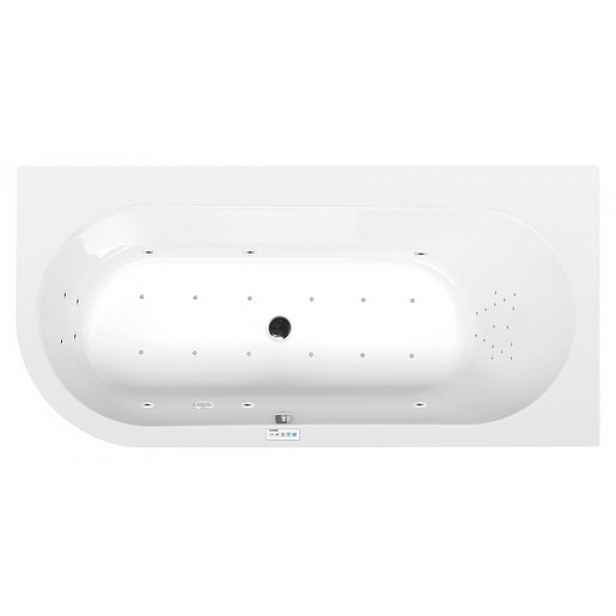 Masážní vana Polysan Astra 165x80 cm Highline Hydro-Air akrylát pravá 34611.6010