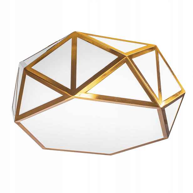 Stropní Svítidlo Geometrické Stropní Svítidlo 45cm Zlaté Gold