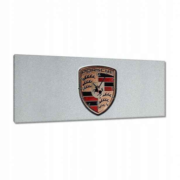 Hodiny 100x40 Známka Porsche Logo