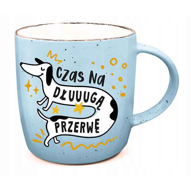 2x hrnek Čas na dlouhou přestávku 350 ml UP-034