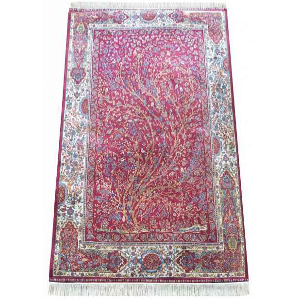 Kusový koberec Qum Silk 11 červený 160x230