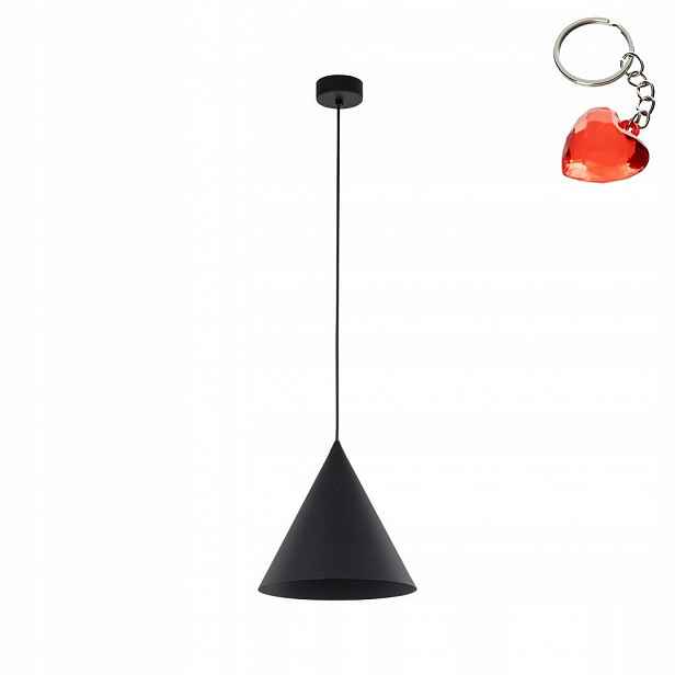 Závěsná lampa Černá Kov E27 Regulace výšky Průměr Tk Lighting