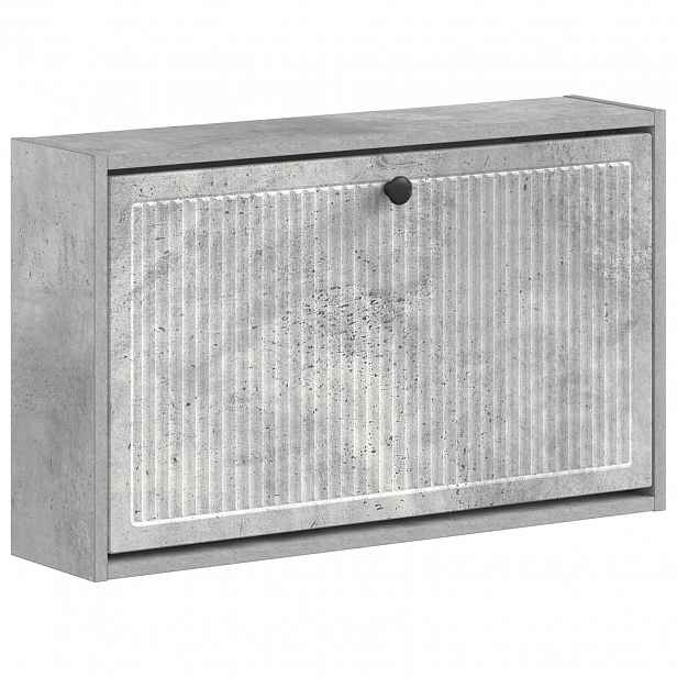 vidaXL Nástěnná skříň na boty EDE 71 x 17 x 43 cm Kompozitní dřevo