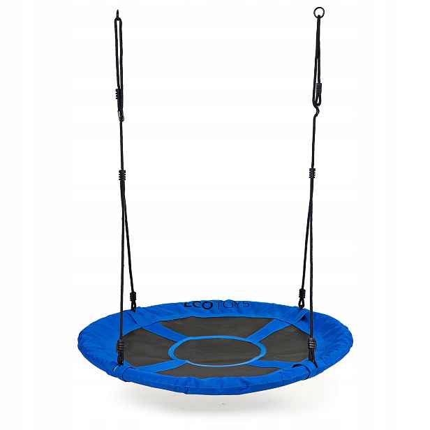 Zahradní houpačka houpací hnízdo 100 cm modrá Ecotoys