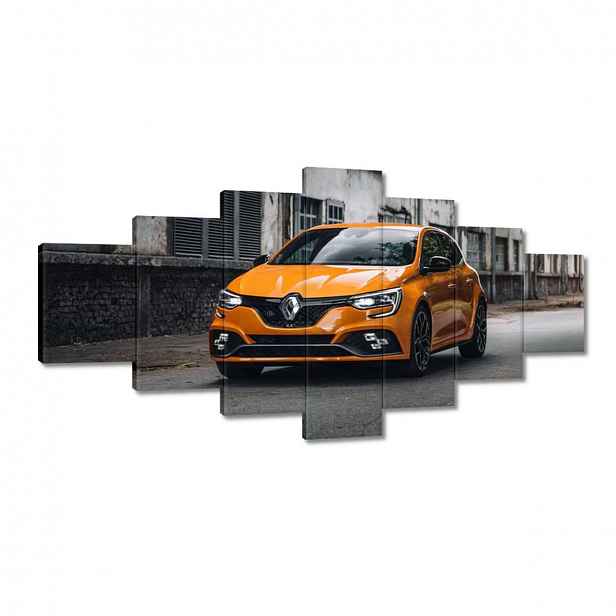 Obrazy 210x100 Oranžový Renault Auto