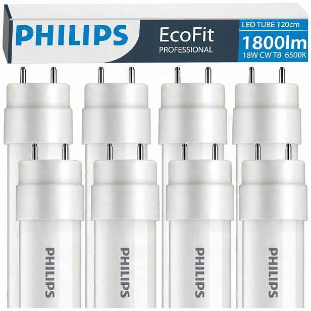 Philips Tuby Led žárovky 120 cm 17,5 W 36 W 1800 lm 6500 K 30000 h EcoFit 8x