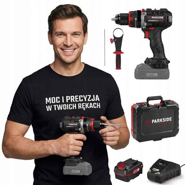 aku vrtačka Parkside 20V 64Nm Aku 4Ah nabíječka kufr