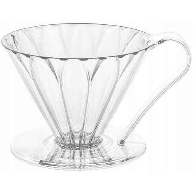 Cafec Drip kávovar Tritan Flower Dripper clear průhledný cup4
