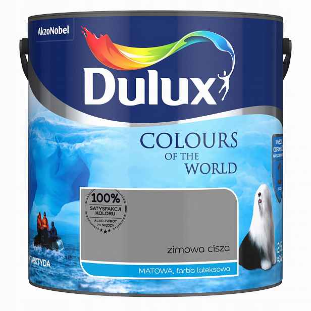 Dulux Barvy světa barva Zimní ticho mat 2,5L
