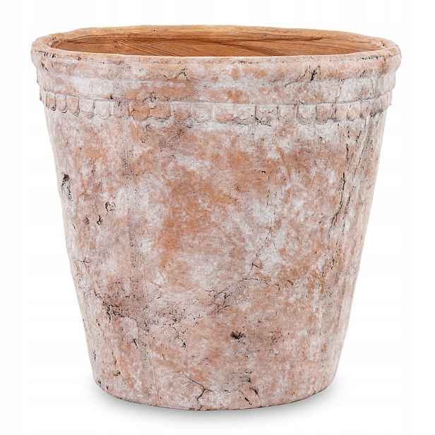 Květináč Obal Na Květináč Cihlový 22x23 cm Oranžový 25