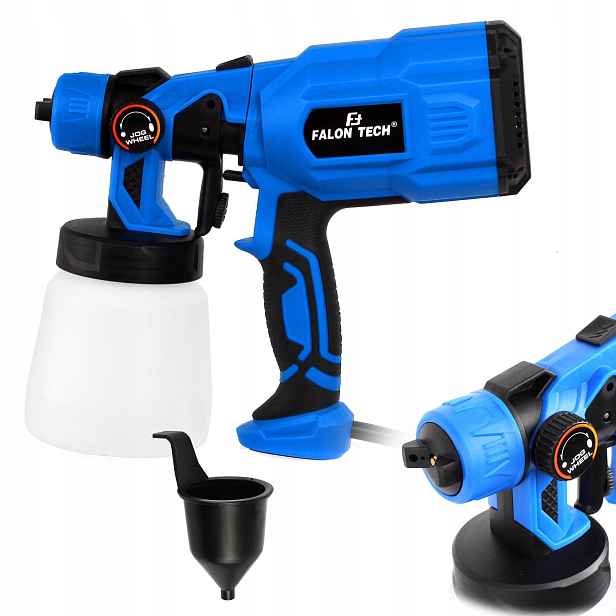Malířská Pistole Na Malování Stěn 550W 1200 ML Velký Set