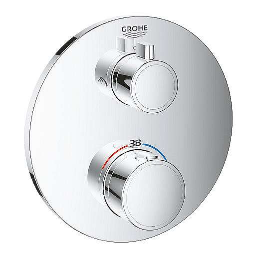 Termostat Grohe Grohtherm bez podomítkového tělesa chrom 24076000