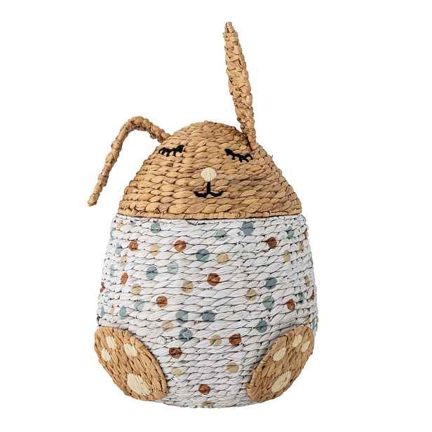 Dětský koš na hračky z vodního hyacintu ø 35x60 cm Villja – Bloomingville Mini