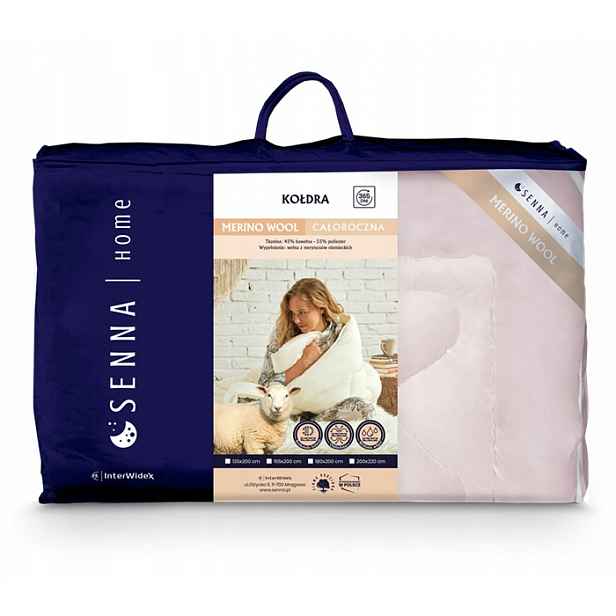 Inter Widex Přikrývka 200X220 Merino Wool Vlněná
