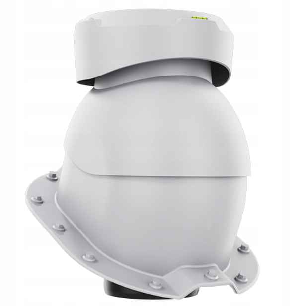 Kanalizační krbový ventilátor fi110 pro Budmat Taira Světle Šedý 7036