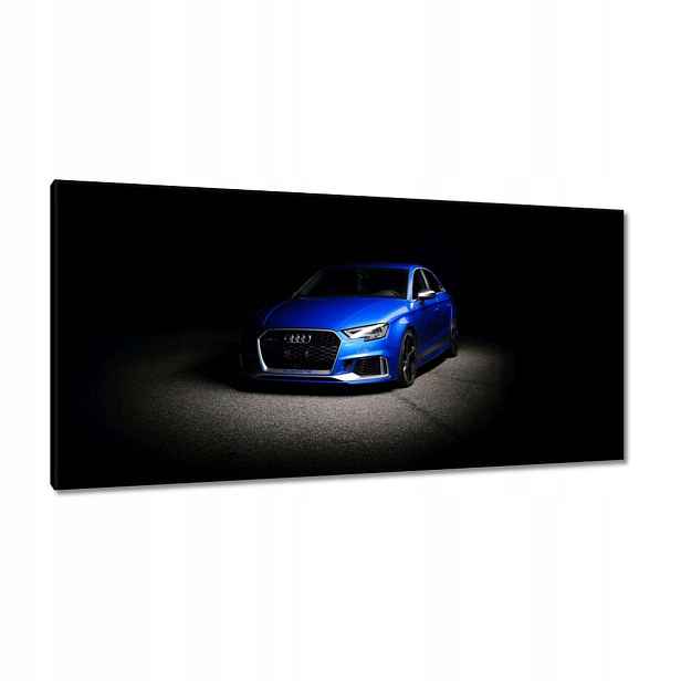 Obrazy 115x55 Modré Audi Quattro