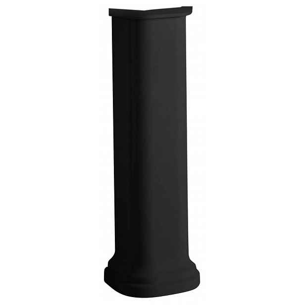 Sapho Kerasan Waldorf - Sloup pro umyvadlo 60, 80 cm, matná černá 417031