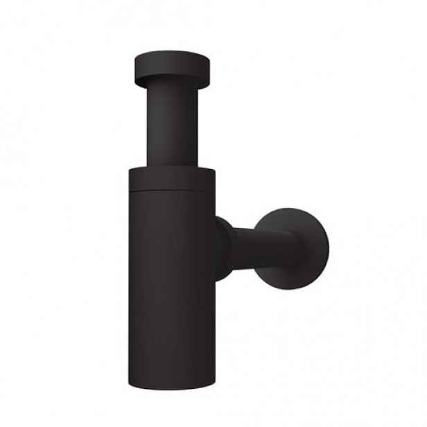 Sifon k dřezu 5/4 Plast Brno Poseidon černá mat ABS EMCP004