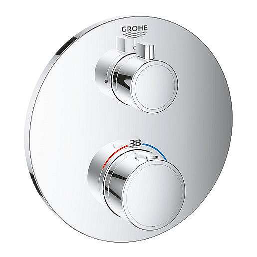 Termostat Grohe Grohtherm bez podomítkového tělesa chrom 24075000
