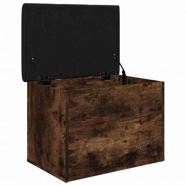 vidaXL Úložná lavice kouřový dub 62 x 42 x 45 cm kompozitní dřevo