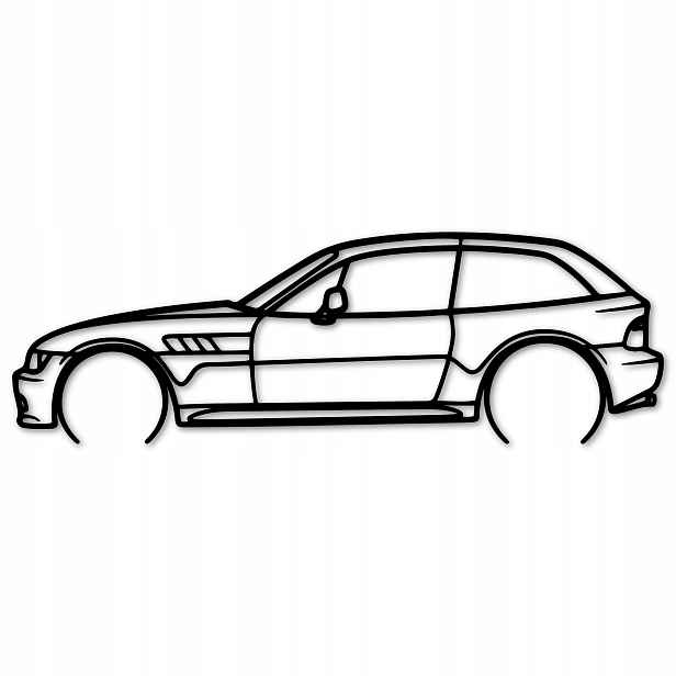 Ažurový Obraz Do Auta Bmw 23 kupé 80 cm Nástěnná Dekorace Obrazy Do Obývacího Pokoje