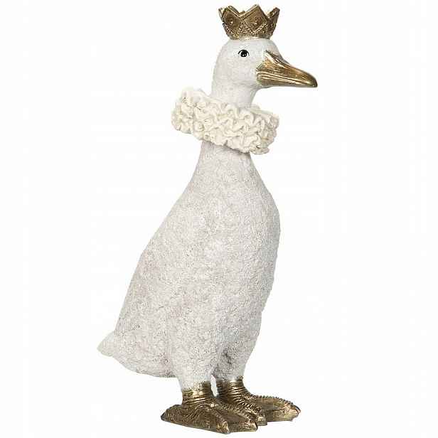 Kachní Figurka Kačer Velikonoční Husa Na Velikonoce Dárek Bílá Dekorace