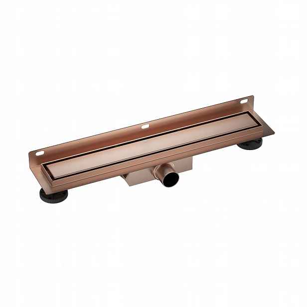 Nástěnný odtok Wall and Floor Next – 60 cm Copper